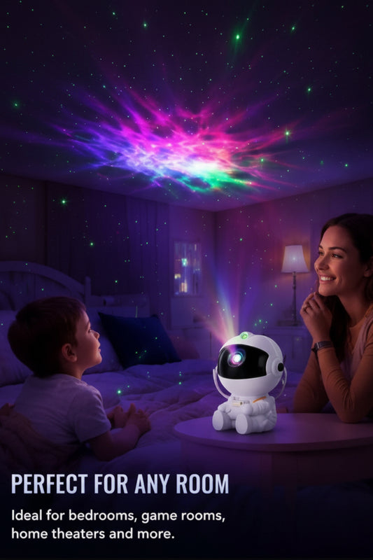 Astronaut LED Galaxy Projector for Bedroom