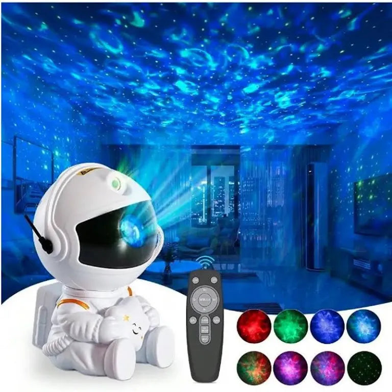 Projetor de galáxias astronauta