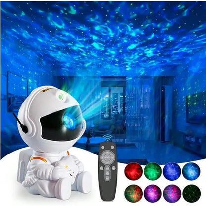 Projetor de galáxias astronauta