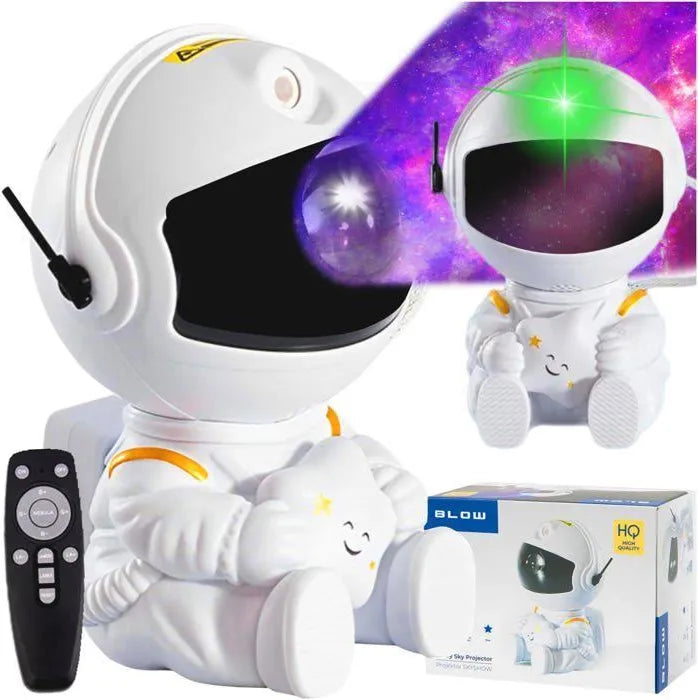 Projetor de galáxias astronauta